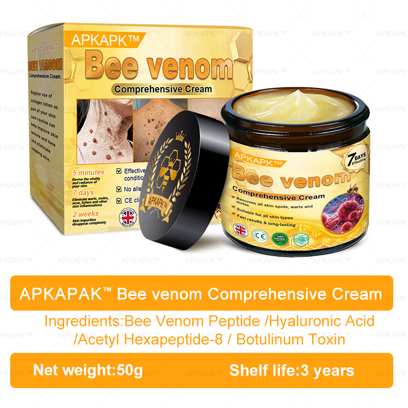 Clinically Proven Formula:✨ APKAPK® Bee venom Comprehensive Cream 🔥 Sagging Skin, Fine Lines, Loss of Firmness, Flat Bust, Drooping Hips, and More