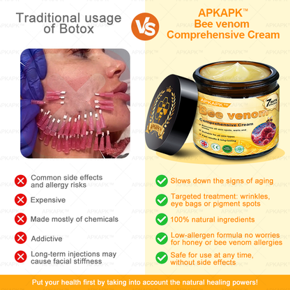 Clinically Proven Formula:✨ APKAPK® Bee venom Comprehensive Cream 🔥 Sagging Skin, Fine Lines, Loss of Firmness, Flat Bust, Drooping Hips, and More